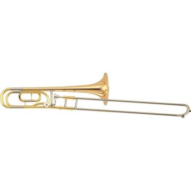 Imagem de Trombone de Vara YSL-356G Afinacao Bb F Corpo Laqueado Dourado com Estojo e Boquilha Yamaha
