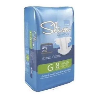 Imagem de Fralda Adulto Slim G 8 unidades