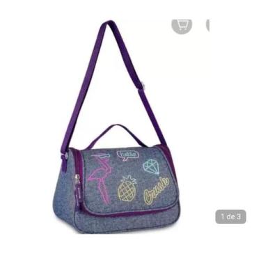 Imagem de Lancheira térmica jeans infantil - Clio Style