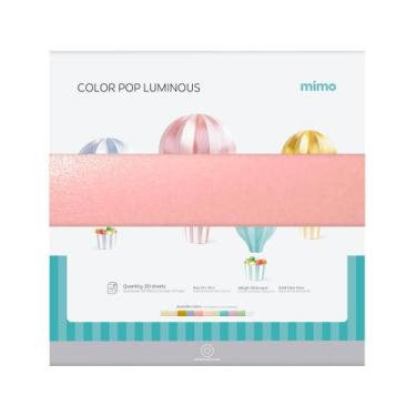 Imagem de Papel Color Pop Luminous Rosa Blush Mimo - 30,5 x 30,5 cm - 250 gr - 2