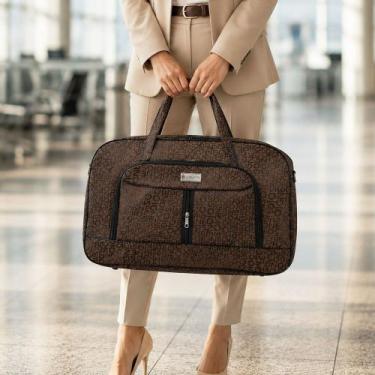 Imagem de Bolsa Mala Sacola Grande Bagagem Couro De Viagem Com Alça - Genérico, 