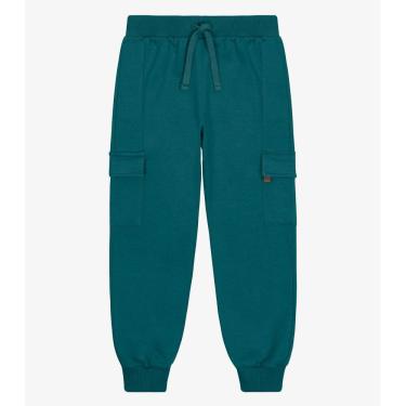 Imagem de Calça Infantil Masculino Moletom Felpa Trick Nick Verde