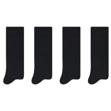 Imagem de Kit com 4 Pares de Meia Social Masculina Algodão Selene 8050, 44-48, P