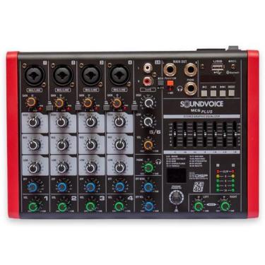 Imagem de Mesa de som soundvoice compacta mc6plus eux