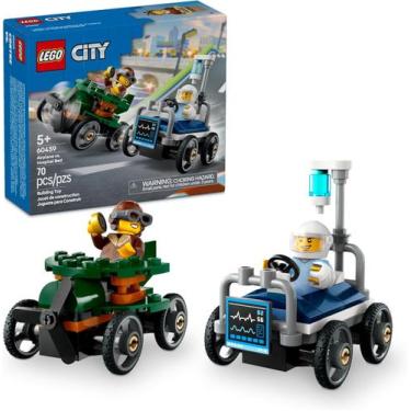 Imagem de LEGO City - Carro de avião vs cama de hospital 60459