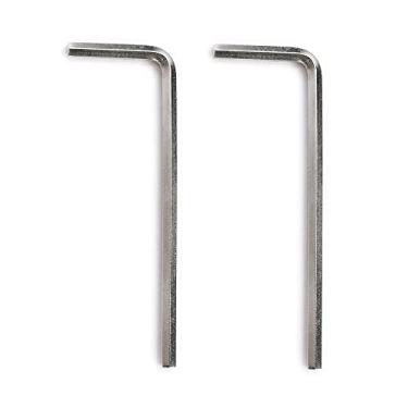 Imagem de Musciclily Basic Métrica 3mm Chave Allen de Aço para Trava Cordas Floyd Rose, Níquel (2 Peças)