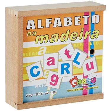 Carlu Brinquedos - Alfabeto Silábico Jogo Educativo, 4+ Anos, 350