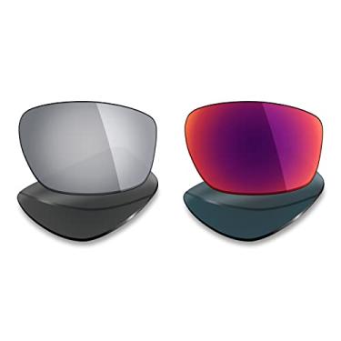 Imagem de 2 pares de lentes polarizadas de reposição da Mryok para óculos de sol Oakley Valve 2014 – Opções