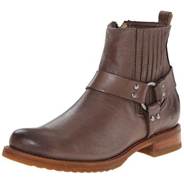 Imagem de FRYE Bota feminina Veronica Harness Chelsea-SVL, Cinza, 5.5
