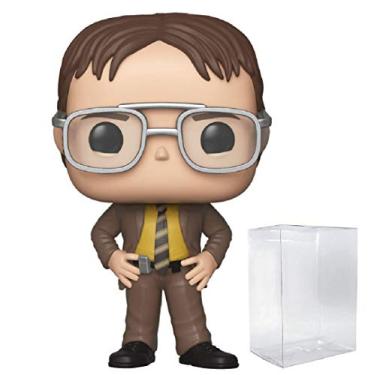Imagem de Boneco Funko Pop! de vinil do Dwight Schrute (junto com capa protetora compatível com caixa pop)