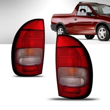 Imagem de Lanterna Traseira Corsa 4 Portas Pick-Up 1996 97 98 99 Fumê