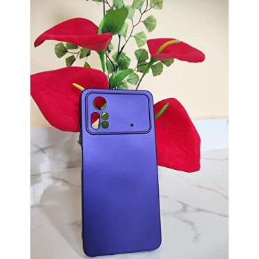 Imagem de Capa Case Capinha Aveludada Protege Camera Anti Impacto Xiaomi Poco X4 Pro 5g (LILAS)