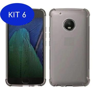 Imagem de Kit 6 Capa Case Anti Shock Para Motorola Moto G5