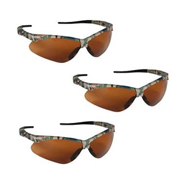 Imagem de Óculos de segurança Jackson Safety V30 Nemesis (3 pares), 25676, Camo Frame with Bronze Lens