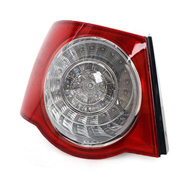 Imagem de JESYMBX Lâmpada traseira traseira LED automotiva para motorista esquerdo DRL conjunto de lâmpada traseira externa para VW Jetta 5 MK5 Sendan 2006 2007 2008 2009 2010 2011 compatível vermelho