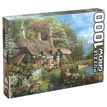 Imagem de Puzzle 1000 Peças Casa No Lago - Grow