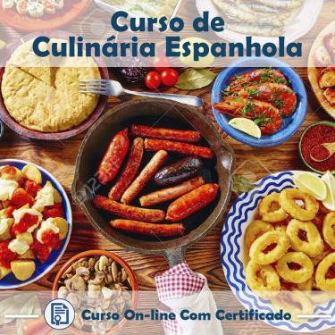 Imagem de Curso online em videoaula sobre Culinária Espanhola com Certificado + 2 brindes