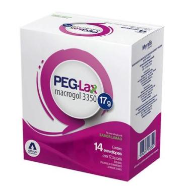 Imagem de PEG-Lax Sabor Limão 14 Envelope de 17,5g MYRALIS