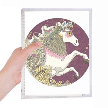 Imagem de Japan Wing Hourse Ukiyo-e Caderno Folhas Soltas Diário Recarregável Papelaria