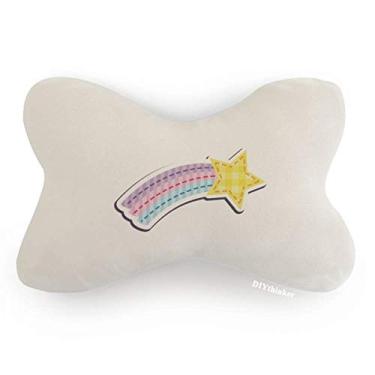 Imagem de DIYthinker Almofada de almofada para apoio de cabeça para decoração de pescoço e carro de meteoro do universo e alienígena