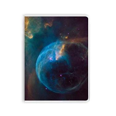 Imagem de Diário de capa macia Blue Brown Planet Nebulae Blue Notebook Gum Cover Diário