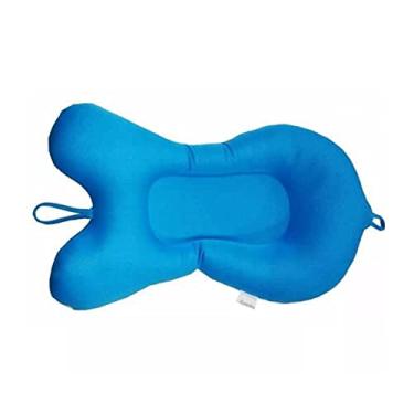 Imagem de Almofada para Banheira de Banho do Bebê Azul Sapeca Kids