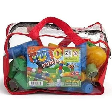 Imagem de Tubo Mania Composto De 50 Peças Em Plástico Na Mochila
