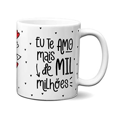Imagem de Caneca Namorados Casal Te Amo Mil Milhões Presente Criativo