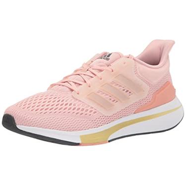 Imagem de adidas Tênis de corrida feminino Eq21, 36 UA, Vapour Pink/Vapour Pink/Ambient Blush, 38