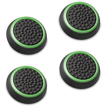 Imagem de Par de Grip com as bordas coloridas (Preto com borda Verde)
