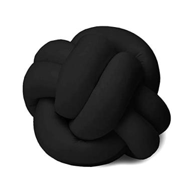 Imagem de Almofada Nó Decorativa Isabela Avulsa - Cor Preto