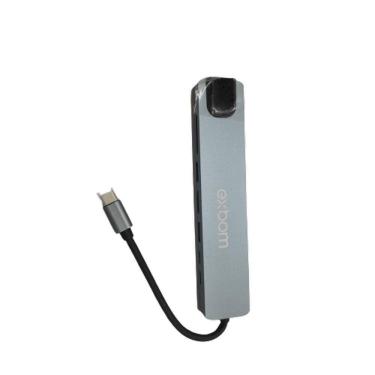 Imagem de Dock Station USB HUB EXT Tipo-C UDC-PHNR1008A 3927 - Exbom