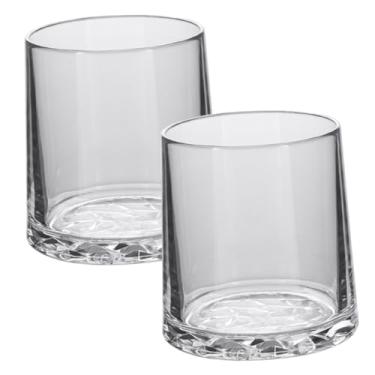 Imagem de Ciieeo 2 Unidades copo de uísque vidro antiquado óculos de moda antiga taças de vinho copos de água copos de uísque copo de cerveja acrílico copo de festa clássico Acessórios
