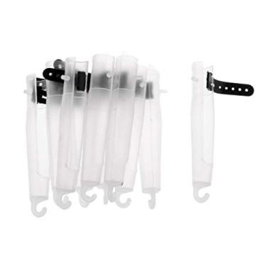 Imagem de 10 peças telescópicas para vara de pescaria, guias de vara protetora, tampa para mastro - G