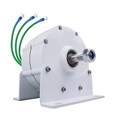 Imagem de Gerador de turbina eólica, 500rpm 2000W 12V-220V CA Gerador de ímã permanente gerador de turbinas eólicas de energia eólica para sistemas solares eólicos (com base),220v