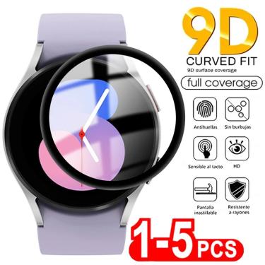 Imagem de 9D Curved Edge Screen Protector  Película Protetora para Samsung Galaxy Watch 5 Pro  45mm  Galaxy