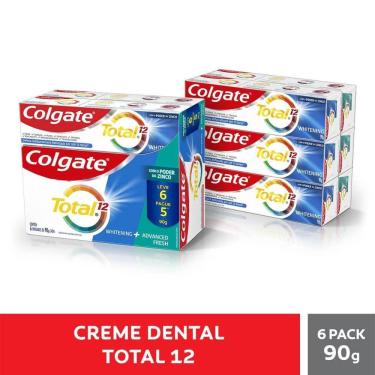 Imagem de Creme Dental Colgate Total 12 Whitenin & Advanced Fresh 90g Leve 6 Pague 5