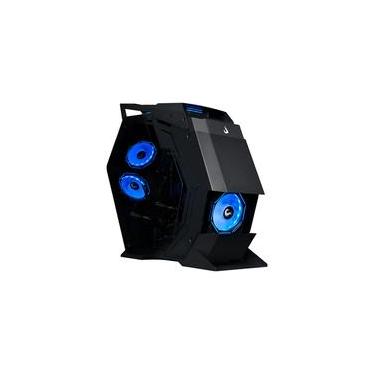 Imagem de Gabinete Gamer Rise Mode Z4, Mid Tower, ATX, Lateral em Vidro Temperado, Sem FANs, Preto - RM-Z4-04-FB