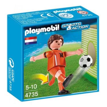 Imagem de Playmobil Esportes Seleçoes Fifa Jogador Holanda 4735 - Sunny