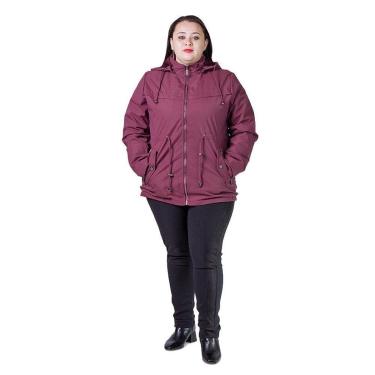 Imagem de Jaqueta Parka Feminina Facinelli Mooncity Microfibra 698015 Vinho-Feminino