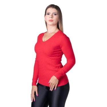 Imagem de Blusa Linha Feminina Facinelli 651086 Vermelha