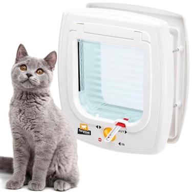 Imagem de Ferplast Swing 7, Porta de Passagem para Gatos, com Sistema Magnético, Branco Ferplast para Gatos