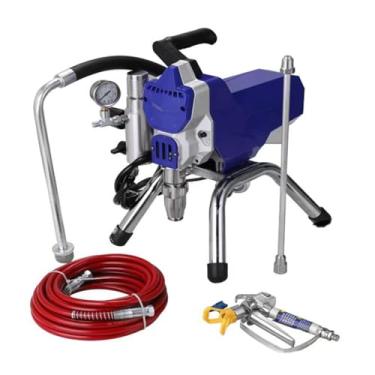 Imagem de HYZHANHONG 4200W alta eficiência elétrica máquina de pulverização de tinta, 3000PSI airless pulverizador de tinta, adequado para pulverização de parede interior e exterior em residências