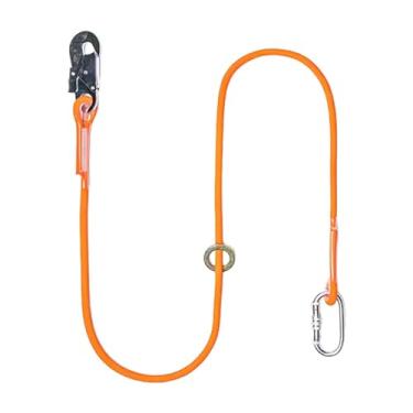 Imagem de shamjina Cordão de corda, talabarte de força de escalada, cinto de força de trabalho, corda para serviços de emergência de escavação em declive, estilo E