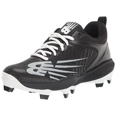 Imagem de New Balance FuelCell 4040 V6 Tênis de beisebol masculino moldado, Preto/branco, 12