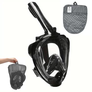 Imagem de Mascara Subaquática de de Mergulho Gold Sports Sea Full Face Com Snorkel-Unissex