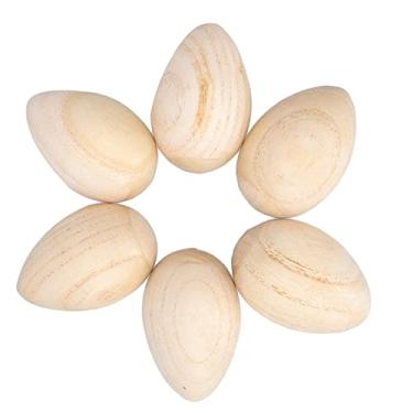 Imagem de Conjunto de Agitadores de Ovos de Madeira, Chocalho de Ovo de Madeira Natural, Instrumentos Musicais de Percussão, Conjunto de Instrumentos para Sala de Aula de Festas Educativas
