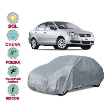 Imagem de Capa cobrir carro Polo Sedan 100% Impermeável Proteção Total Bezzter