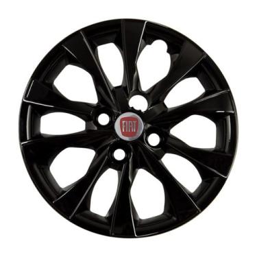 Imagem de Calota Esportiva 293CB Cubo Baixo 14 Preto Argo Mobi Palio P - Garagem