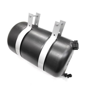 Imagem de Barrica dagua redonda plastica 25 lts preta c/ cinta fabbof  - FABBOF 